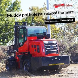 Grúa Multifuncional de 5 Toneladas con Tracción en las Cuatro Ruedas, Máquina Integrada con Garra de Construcción Hidráulica Completa de 3 Toneladas - Product Image 1