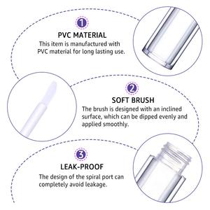 5ml Plastic Rhinestone Lipgloss Tube with Screen Printed Screw Cap for Liquid Lipstick and Skin Care - Product Image 2