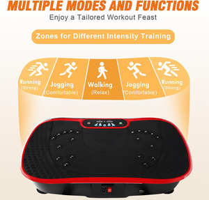 Yüksek frekans tüm vücut ev kullanımı için 150kgs egzersiz titreşim plaka platformu egzersiz makinesi lenfatik - Product Image 4