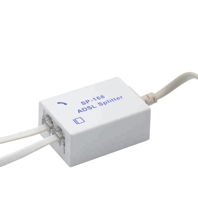 MT-5707 Network 2 Plug ADSL VDSL Telephone Phone Splitter with Line