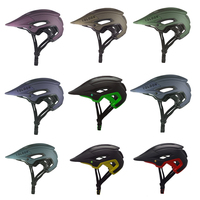 Casque de vélo VTT unisexe léger en plastique de nouvelle génération avec visière solaire