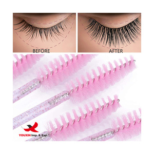 Applicateurs jetables pour extensions de cils, brosses à mascara noires et brosses à cils roses, pour approvisionnement mixte, à bas prix et faible MOQ, vente en gros - Product Image 3