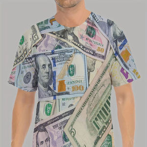 Poids lourd 100% coton uni bouffée impression graphique personnalisé hommes surdimensionné t-shirts pour hommes impression blanc blanc hommes T-Shirts - Product Image 1