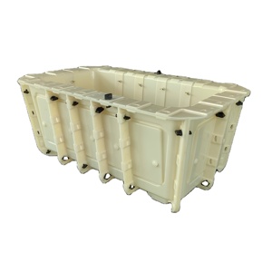 Stampi Rettangolari <span class=keywords><strong>in</strong></span> Plastica di Nuovo Design <span class=keywords><strong>per</strong></span> <span class=keywords><strong>Vasi</strong></span> e Fioriere Decorative Grandi da Giardino <span class=keywords><strong>in</strong></span> <span class=keywords><strong>Cemento</strong></span> Prefabbricato <span class=keywords><strong>in</strong></span> Vendita - Product Image 1