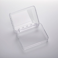 Boîte de rangement transparente pour grillz en plastique, étui d'emballage pour dents HipHop, conteneur transparent pour grillz dentaires, boîte de présentation de bijoux, vente en gros