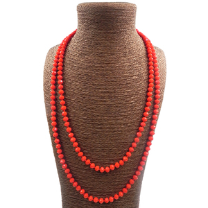 Manik-manik Kaca Kristal 160cm 8mm Kalung Panjang Berikat untuk Manik-manik Kaca untuk Pembuatan Gelang <span class=keywords><strong>DIY</strong></span> Manik-manik Kaca Lepas Grosir - Product Image 4