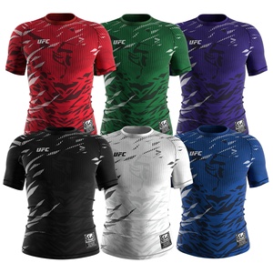 Fabricants de rashguards MMA, vêtements d'arts martiaux personnalisés, ensemble de maillots de compression pour combats, kit <span class=keywords><strong>UFC</strong></span>, rashguard MMA, rashguard - Product Image 1