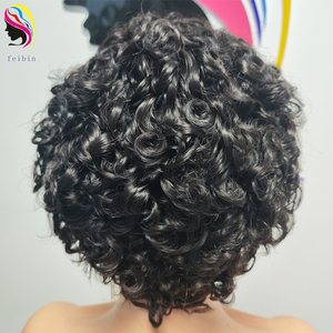 Vente en Gros Crépus <span class=keywords><strong>Bouclés</strong></span> Vierge Brésilienne <span class=keywords><strong>Cheveux</strong></span> Humains 13x4 hd Transparent Dentelle Frontale Perruques Vendeur - Product Image 3