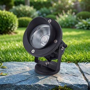 Projecteur LED COB RGB en aluminium pour jardin, 3W, éclairage paysager, AC IP65, éclairage extérieur pour allée, cour - Product Image 4