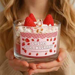 เทียนหอมรูปขนมเทียนถั่วเหลืองเทียนแปลกใหม่ทำด้วยมือสำหรับตกแต่งบ้านของขวัญวันวาเลนไทน์ปาร์ตี้วันเกิดงานแต่งงาน - Product Image 5