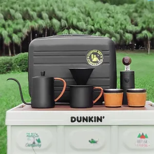 比曼批发旅行咖啡具野营便携式手动咖啡配件