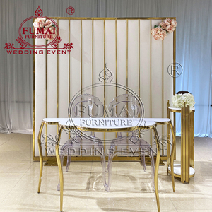 Popular venta fiesta evento boda foto decoración metal flor pared telón de fondo marco soporte - Product Image 3