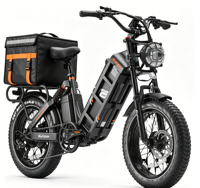 Nouveau style, vélo électrique Juliet Fatbike à pneus larges de 20 pouces, vélo de livraison, VTT électrique, vélo de ville électrique