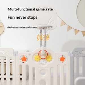 Plastic <strong>Baby</strong> Playpen Crawling Mat Protective <strong>Fence</strong> Home Indoor Safety <strong>Enclosure</strong> for <strong>Babies</strong> - Product Image 5