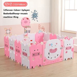 New Child Plastic Foldable Folding Indoor Guardrail Outdoor Playpen Play Yard Baby Bed Fence Safety