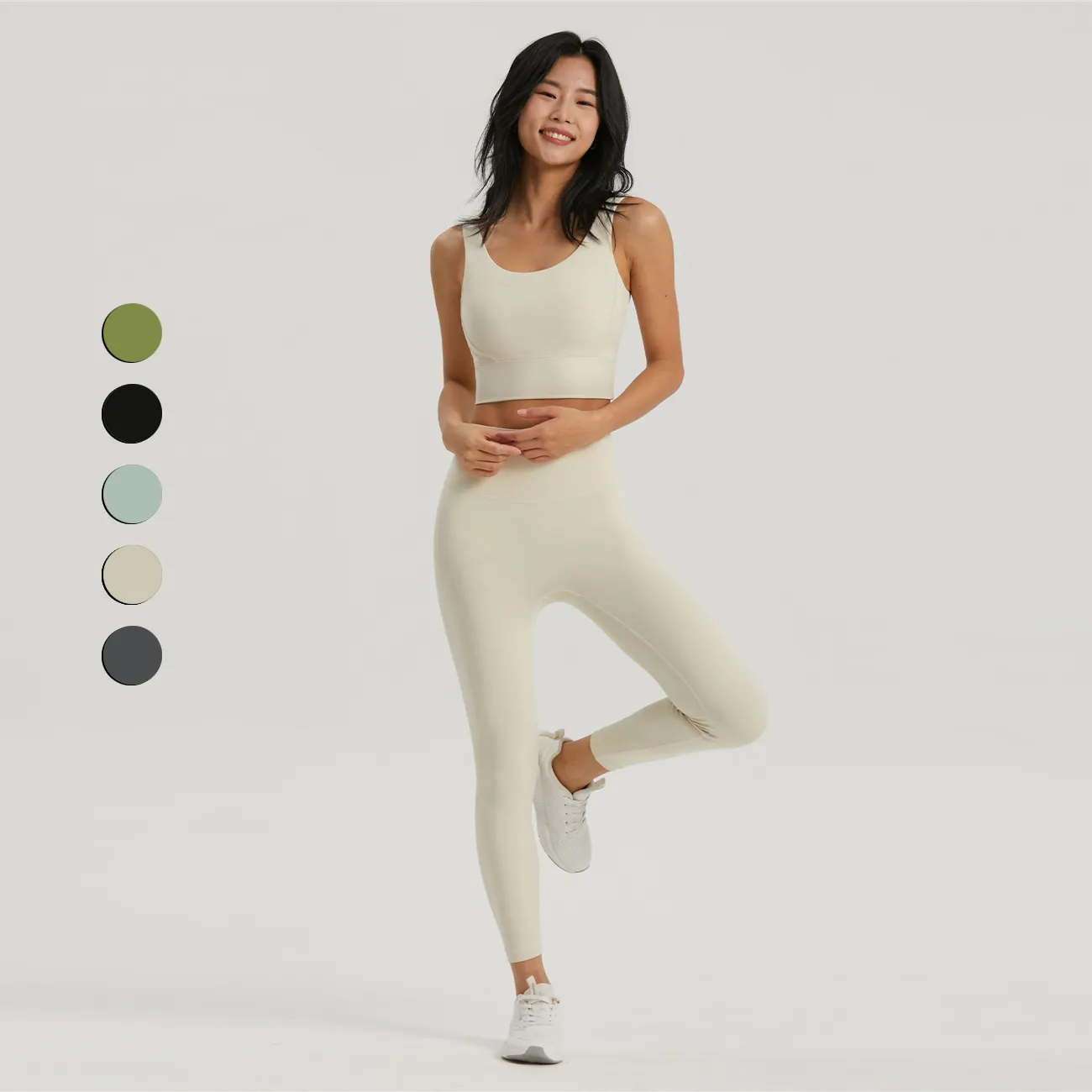 Womens Biểu Tượng Tùy Chỉnh 2 Mảnh Activewear Sexy Yoga Set Đối Với Phụ Nữ Thể Thao Hàng Đầu Cao Eo Phòng Tập Thể Dục Xà Cạp Tập Thể Dục Mặc Tập Thể Dục