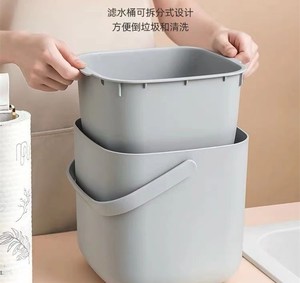WB71 recycler les déchets alimentaires composteur <span class=keywords><strong>cuisine</strong></span> poubelle <span class=keywords><strong>à</strong></span> <span class=keywords><strong>compost</strong></span> conteneur poubelle en plastique peut déchets boîte de rangement avec filtre - Product Image 5