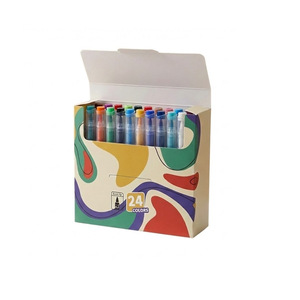 Marqueur acrylique à pointe souple liquide directe, 24 <span class=keywords><strong>couleurs</strong></span>, spécial étudiant, écriture facile, transparent, empilable - Product Image 5