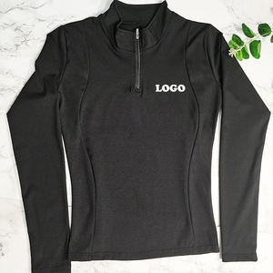 Chemises à manches longues à fermeture éclair personnalisées pour femmes Vente en gros Chemise d'équitation - Product Image 1