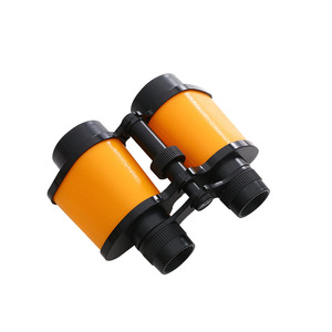 Toy Binoculars 5X Magnification Plastic Kids Nature Exploration Orange Camouflage Red Blue Colors - Product Image 5
