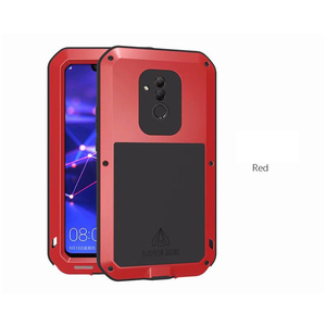 เคสทรงพลังสำหรับHUAWEI Mate 20 LiteลายLove Mei 3 <span class=keywords><strong>In</strong></span> 1,เคสซิลิโคนโลหะกระจกเทมเปอร์