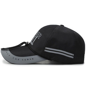 Runner Baseball Cap Breathable Sun Hat For Men Women Sports Outdoor Fishing Travel Gray Black Navy Khaki - Product Image 3