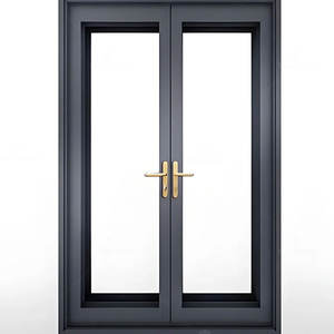 Nfrc Aama As2047 <span class=keywords><strong>Porte</strong></span> <span class=keywords><strong>d</strong></span>'<span class=keywords><strong>entrée</strong></span> en aluminium insonorisée Portes <span class=keywords><strong>d</strong></span>'<span class=keywords><strong>entrée</strong></span> battantes à 6 panneaux - Product Image 3