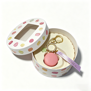 Wholesale Design Small Metal Material Full Color Print Key Chain <b>Packing</b> Gift <b>Box</b> - Product Image 3