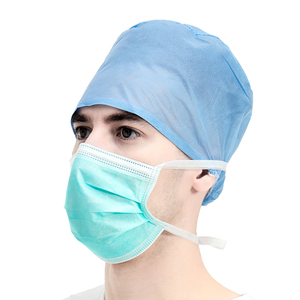 Mascarilla quirúrgica Haixin Health 3-Ply ES Epidemic, mascarilla médica desechable al por mayor para proveedores de mascarillas de hospital para adultos - Product Image 2