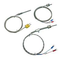 Kabel Thermocouple Tipe K, Sensor Termokopel Dapat Ditekuk Industri Temperatur Tinggi