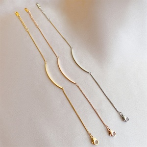 Ins Popular Stainless Steel Jewelry Link Chain Geometric <b>Bracelets</b> for Women - Product Image 4