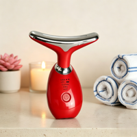 Masseur vibrant pour le cou et le visage, appareil de lifting et de beauté pour le cou et le visage, masseur facial