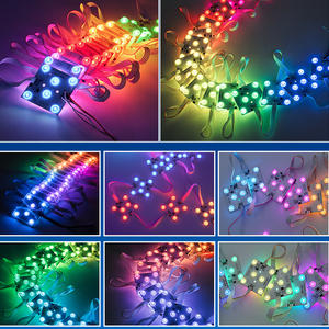 Caja de Luz Publicitaria RGBW Inteligente de 24V con Atenuación, Temperatura de Color Ajustable, Tiras LED de Membrana Suave, Colorida, Blockchain - Product Image 5