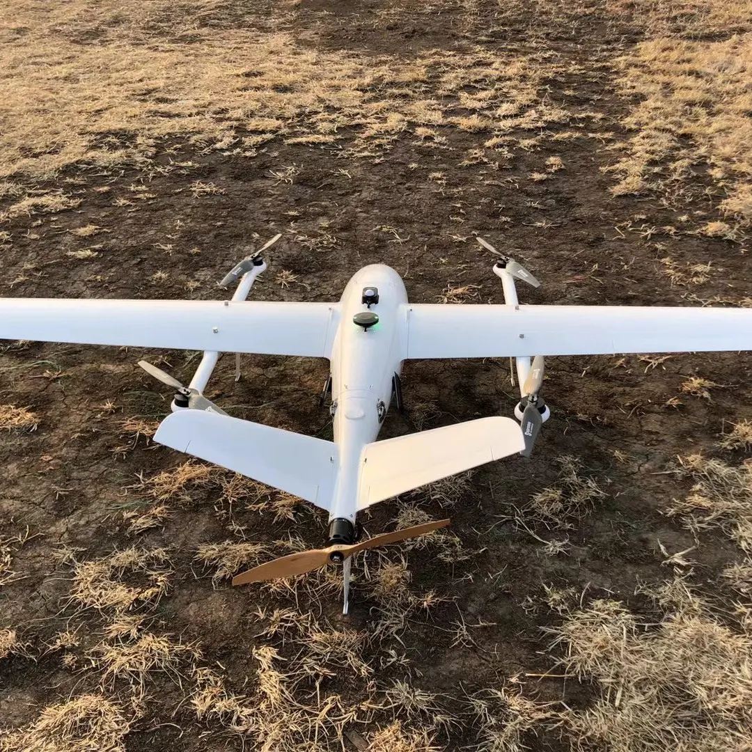 New Simple Operation Uav Large Vtol Fixed Wing Drone Uav Long Range Unmanned Aerial Vehicles For SurveillanceDFM Electric engine