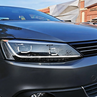 Faros Delanteros LED DRL con Lente de Proyector para Jetta MK6 2012 2013 2014 2015 2016 2017, Sistema de Iluminación Automotriz, Plug and Play
