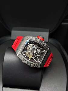 Prix de gros RM Montre chronographe mécanique ETA de haute qualité en acier inoxydable, style Hip Hop Sport, cadran saphir, résistance à l'eau 5 ATM - Product Image 6