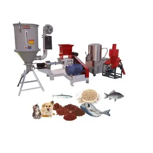 LIMA Pet Food Pellet Extruder Machine Floating Fish Feed Making Machine Farm Use Small Fish Feed Production Line