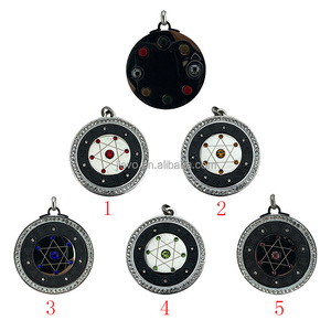 Pendentif quantique à énergie scalaire en matériau volcanique, technologie japonaise avec pierre à infrarouge lointain - Product Image 6
