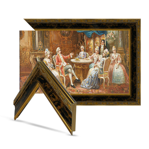 Mẫu miễn phí OEM ODM Khung tranh gỗ sơn dầu cổ điển nhiều màu sắc 67Wx27H để trang trí nhà cửa - Product Image 4