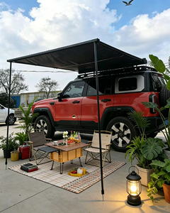 Toldo y Cubierta Lateral para Auto, el Más Vendido, para Campamento al Aire Libre, Protección Contra la Lluvia, Compatible con Jetour <span class=keywords><strong>T2</strong></span>, Tank, ICAR y Otros - Product Image 4