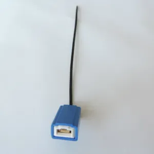 H1 seramik 12cm(5 inç) uzatma otomobil kablo demeti konektör soket adaptörü için LED HID far yüksek işın konnektörleri