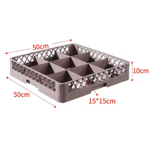 Fournitures hôtelières et de restauration : Panier de lavage en PP pour couverts et supports de séchage pour verres - Product Image 6