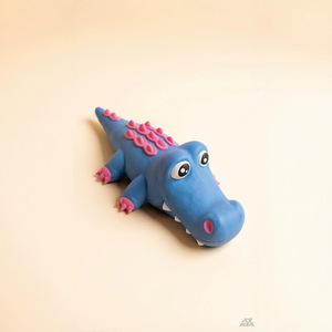 Pu Super Large Crocodile Flour Kneading Le Big Eyes Moe Fun, Juguete de Modelar y Presionar con Rebote, para Descompresión y Sensación Terapéutica - Product Image 2