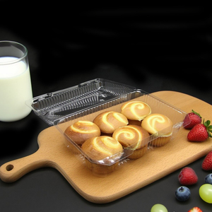 Bán buôn dùng một lần trong suốt Pet nhựa lật container thực phẩm để đóng gói cho cookie & Bánh hộp nhựa loại sản phẩm - Product Image 6