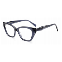 QSKY F2788 Montures de lunettes en acétate carrées pour adultes, logo personnalisé, ODM OEM, multicolores, vente en gros, lunettes transparentes
