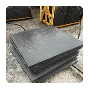 Chinese Cheap Natural Stone Stair Steps Stone Pavers Black Sandstone Paving Stone