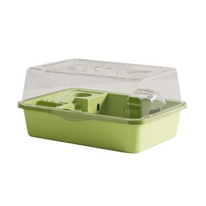 Cage pour <span class=keywords><strong>hamster</strong></span> Ours doré Grand espace Bouton solide en plastique Écologique Maison d'évitement de <span class=keywords><strong>hamster</strong></span> Capacité de 5kg Toutes saisons <span class=keywords><strong>Pet</strong></span> - Product Image 1