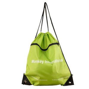 Design Custom Logo Eco-Friendly Nylon Carry Gift Bag <b>Drawstring</b> Bag Stylish Fashion Waterproof Design Plain Polyester <b>Drawstring</b> - Product Image 4