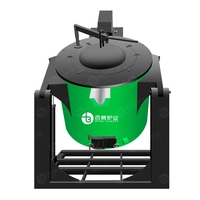 Four de fusion de métaux au propane 10KG-5000KG pour le zinc de tonnelier en aluminium