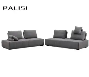 Comfortable Modern Design Cheap Price Living Room Sectional Cushion 3 Seat Chesterfield Sofa Set